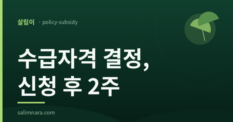 실업급여 수급자격 결정 대표 이미지