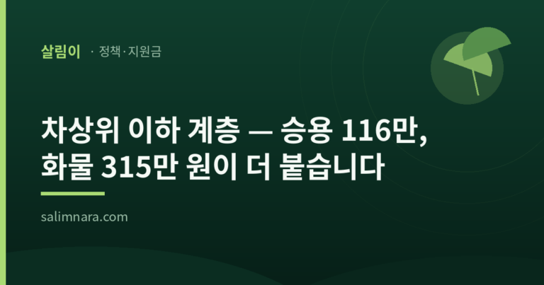 전기차 보조금 차상위계층 추가지원 대표 이미지