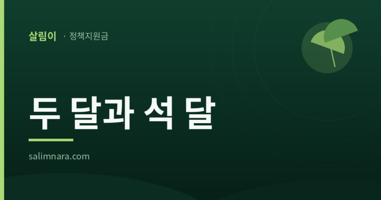 소상공인철거지원금 2026: 기한은 두 달, 삭감은 석 달부터다
