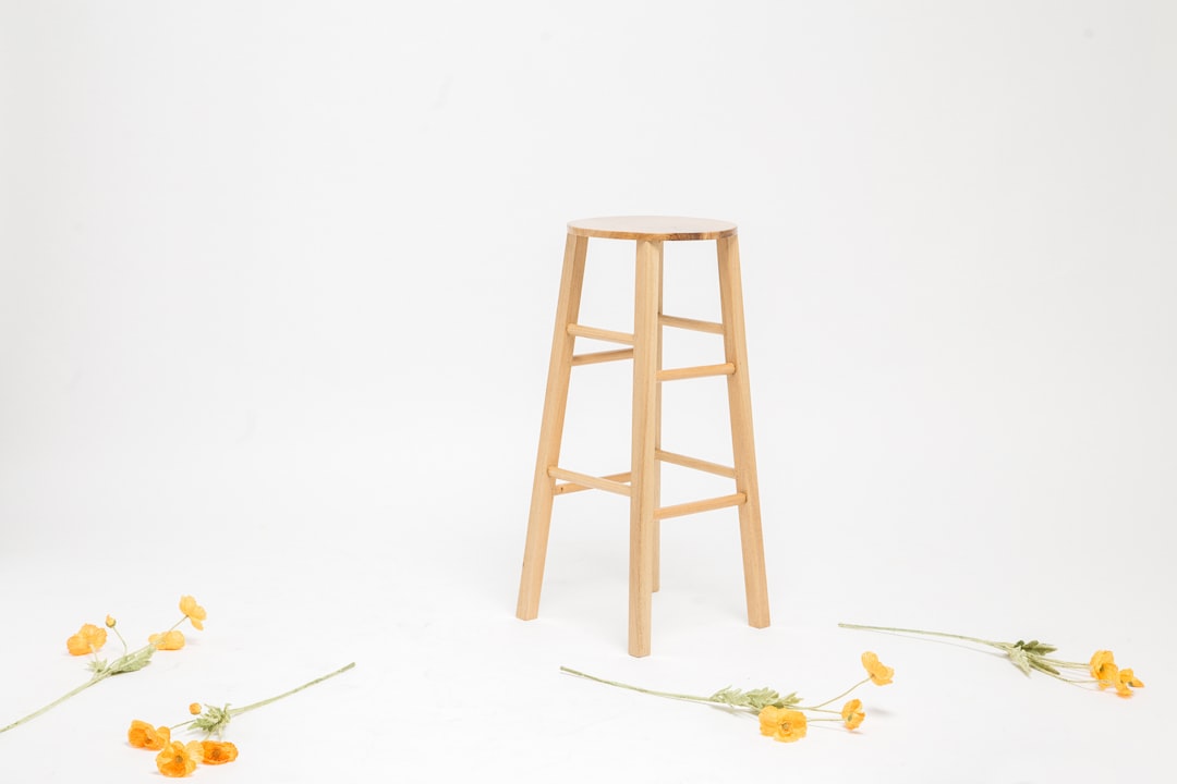 낮은 발판의 정면 근경