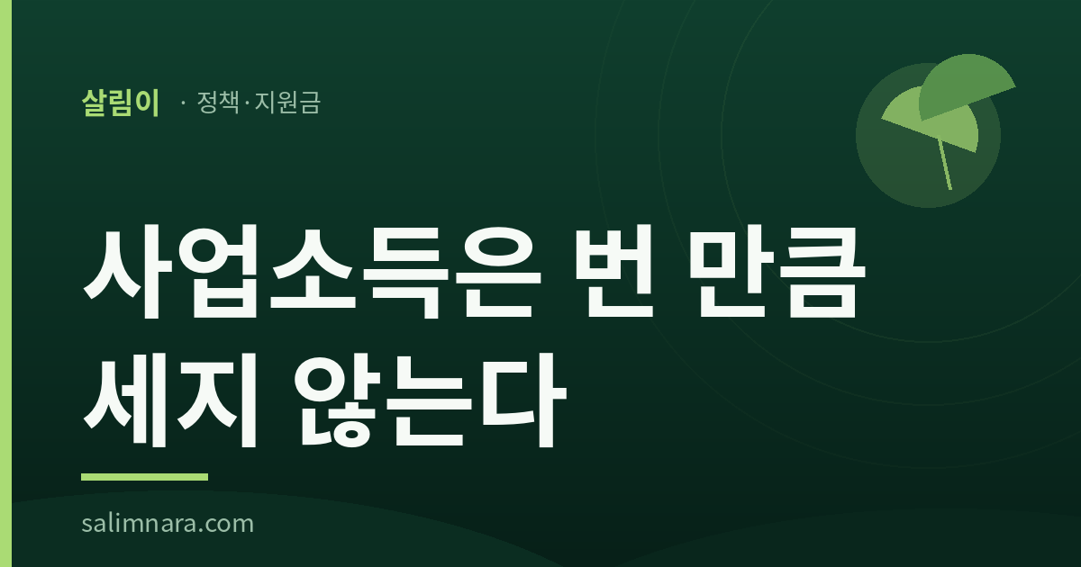 근로장려금 소득기준 2026: 조정률을 곱하지 않으면 틀린다