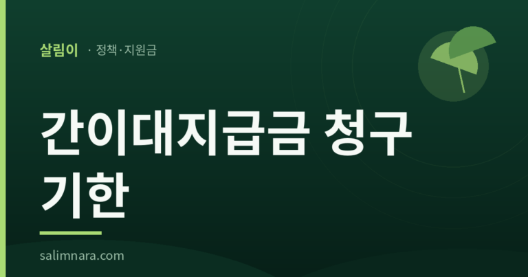 간이대지급금 청구 기한